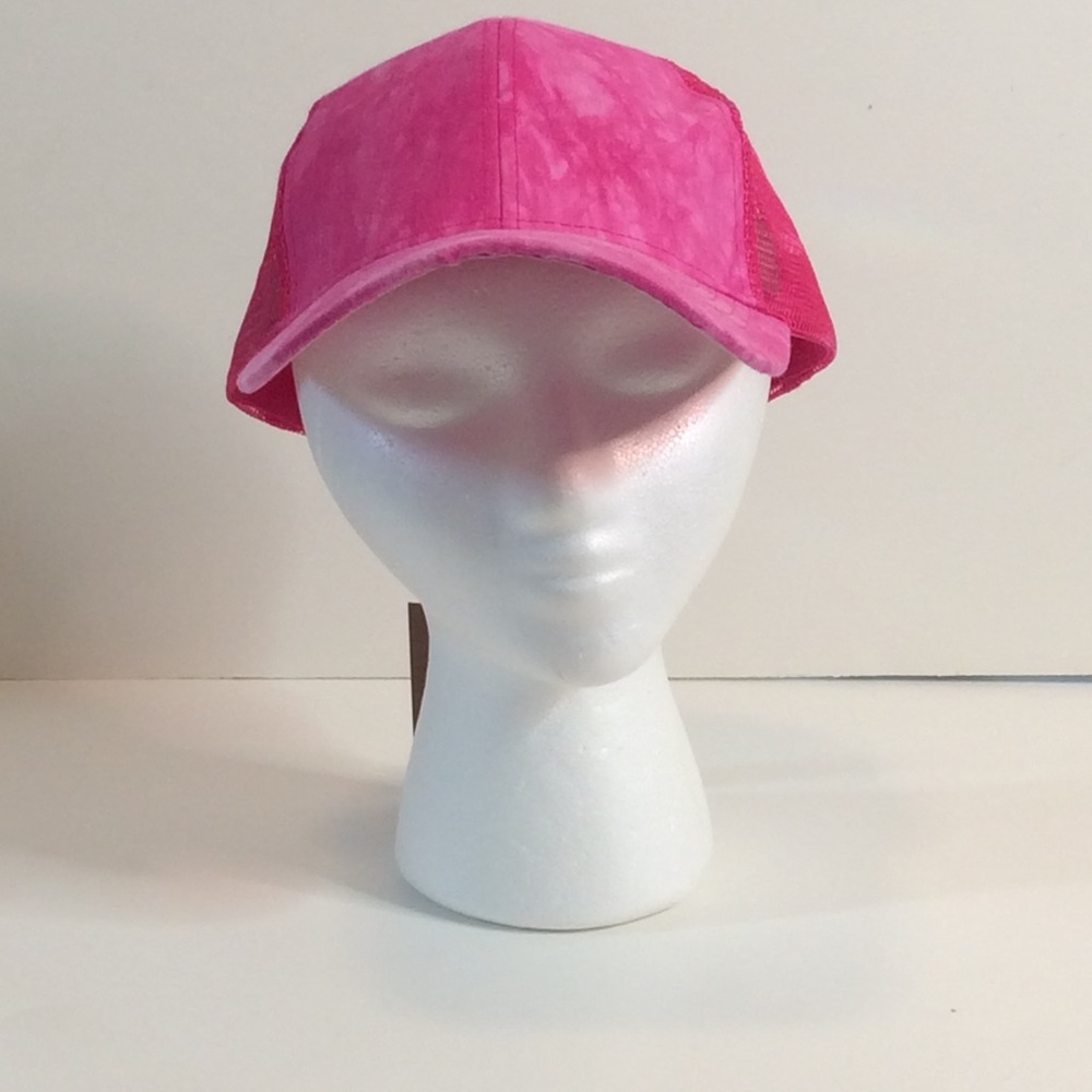 CC Tie Dyed Mesh Trucker Pony Hat